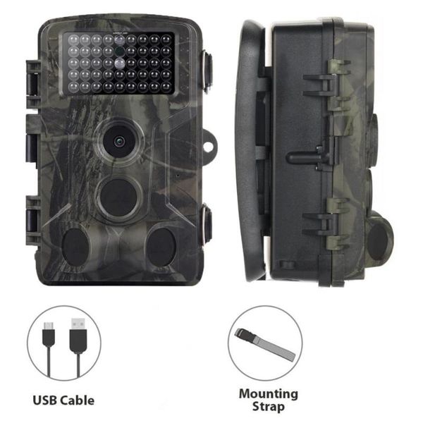 

outdoor hc-802a hunting trail cameras hd wildlife camera night vision motion activated trigger wildlife scouting 16mp 1080p 0.5s