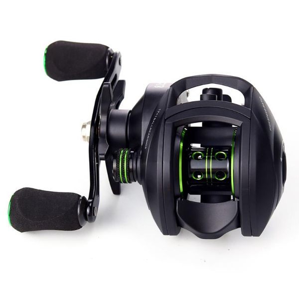 

baitcasting reels 2021 reel 8.1:1 12+1bb carp fishing with magnetic brake 8kg max drag left right hand casting
