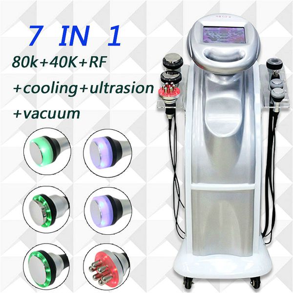 

2020 new professional 7 in 1 body 80k 40k vacuum cavitation ultrasonic anti cellulite skin tightening slimming massage management machine