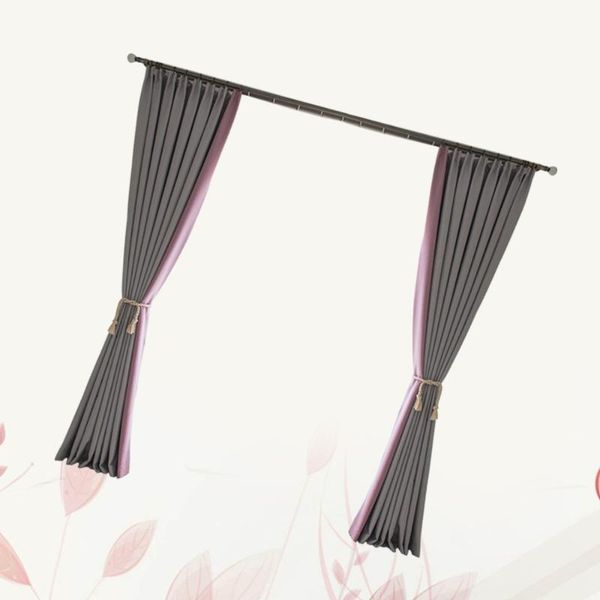 

curtain & drapes 1pc shading window color indoor fashion splice for home el