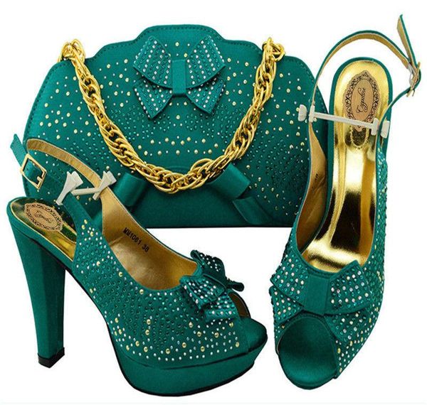 

dress shoes italian teal color with matching bag 2021 italy and set for wedding party, Black