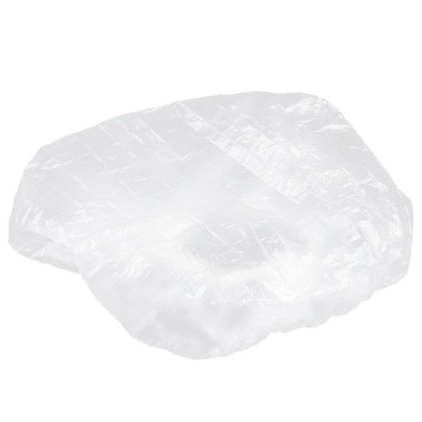

shower caps 10pcs disposable polythene hair bath travel diy