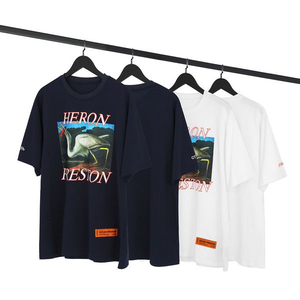 

brand new hp crane 3d direct jet t-shirt men's and women's summer short sleeves, White;black