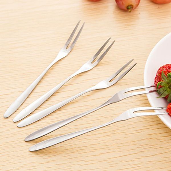 

fashion stainless steel fruit fork small cake forks tableware