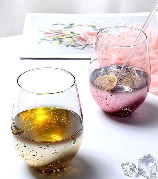 

wine glasses 550ml starry gradient glass cup espresso cups large capacity milk tea mugs lead-transparent breakfast drink whiskey