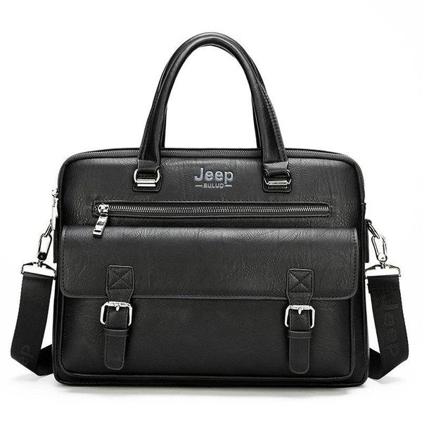 

briefcases 2021 briefcase messenger bag men's genuine leather 14'' lapoffice business tote for document