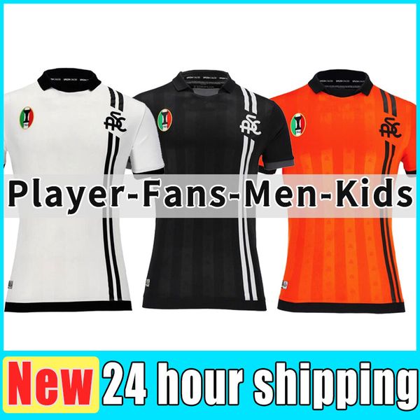 

2021 2022 spezia calcio soccer jerseys a.galabinvo e.gyasi ricci lucio gaera verde little eagles 21/22 football uniforms giulio maggiore m&#, Black;yellow
