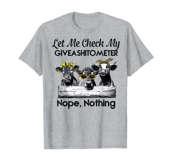 

let me check my heifer t-shirt farmer gifts, White;black