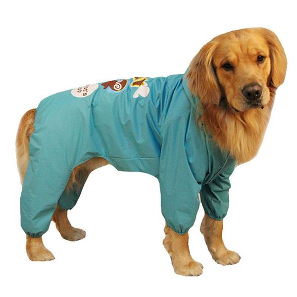 

dog apparel waterproof clothing big large raincoat japanese akita samoyed golden retriever labrador costume pet outfit coat