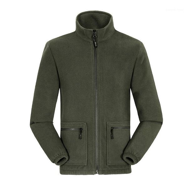 

men's jackets 2021 polar fleece youth velvet stand collar warm jacket, Black;brown