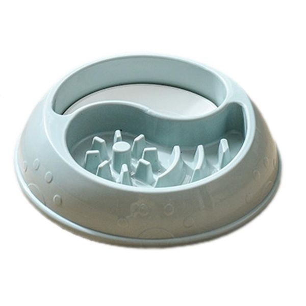 

dog bowls & feeders 2021 pet puppy slow eating feeder bowl bloat snon slip puzzle feeding plate dish container