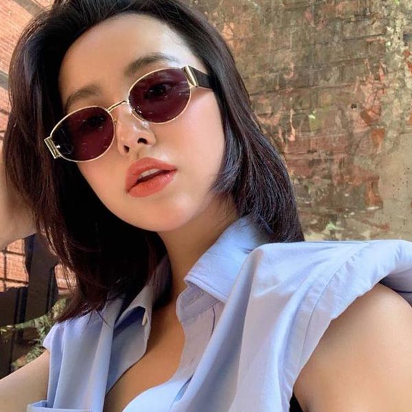 

sunglasses retro woman round sun glasses for ladies 2021 fashion elegant uv400 light blocking eyewear kpop trendy travel oculos, White;black