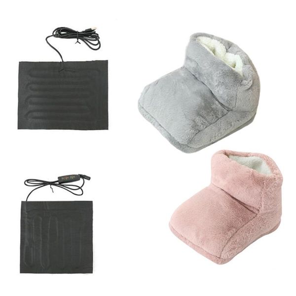 

winter supplies plug-in high-cut fur foot warmer office heating artifact a0nc