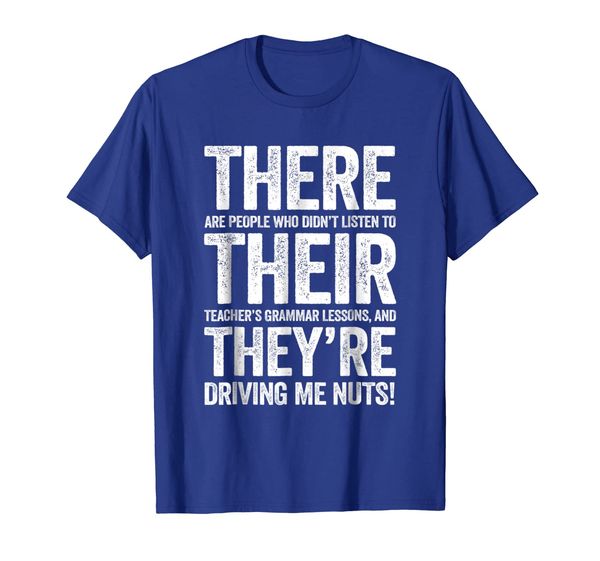 

there their they're t-shirt, White;black