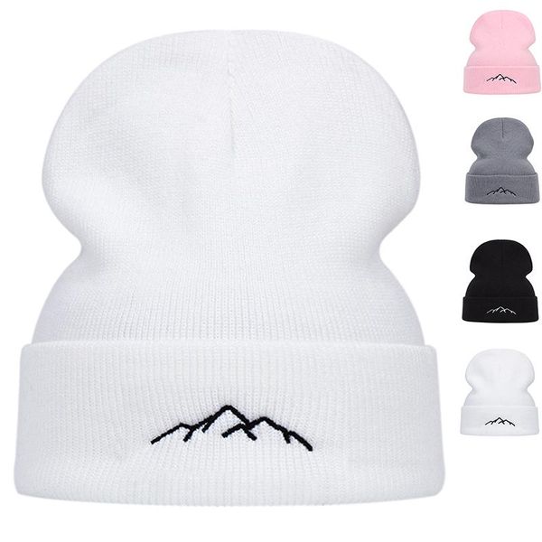 

beanies winter knitted hats for women skullies cap men beanie hat solid color caps casual warmer bonnet