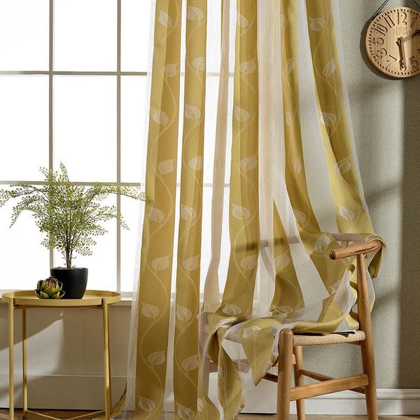 

modern minimalist jacquard window screen, fashionable living room bedroom curtain