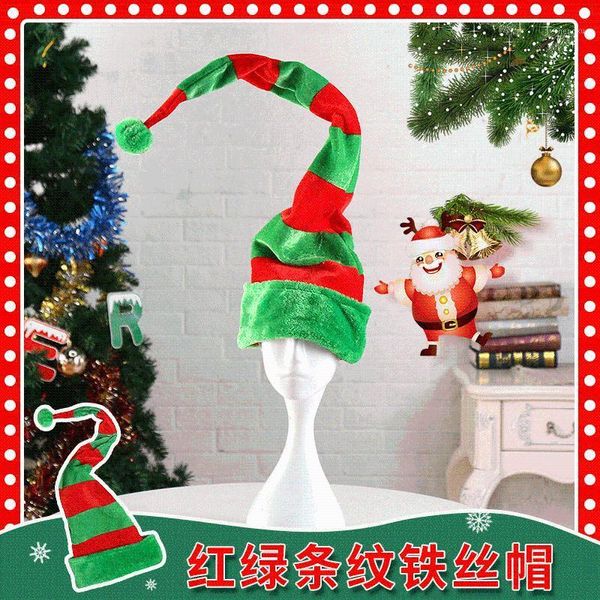 Chapéus Chapéus Chapéu de Natal 2022 Dança Vestido Up Clown Halloween Xmas Papai Noel Decorações Adereços da festa do ano