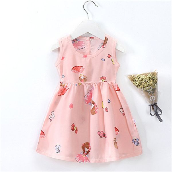 

2021 designer girl dresses clothes summer sleeveless flower girl clothes cildren princess dresses spring fashion children clothing, Red;yellow