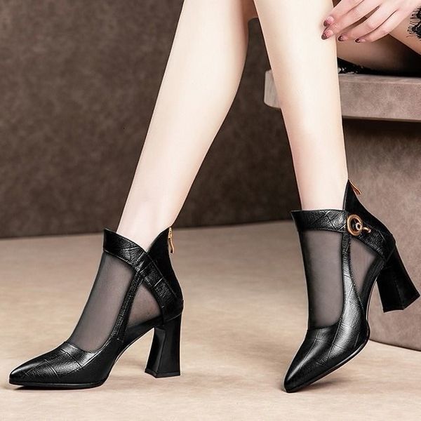 

dress shoes transparent female sandals with zipper, women's shoes high heels classical platform ttny, Black