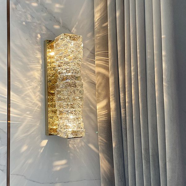 Luz moderna Luxo Decoração de Casa De Cristal Vidro de Cristal Lâmpada Lâmpada Sala de estar Quarto Estudo Armário Indoor LED Iluminação