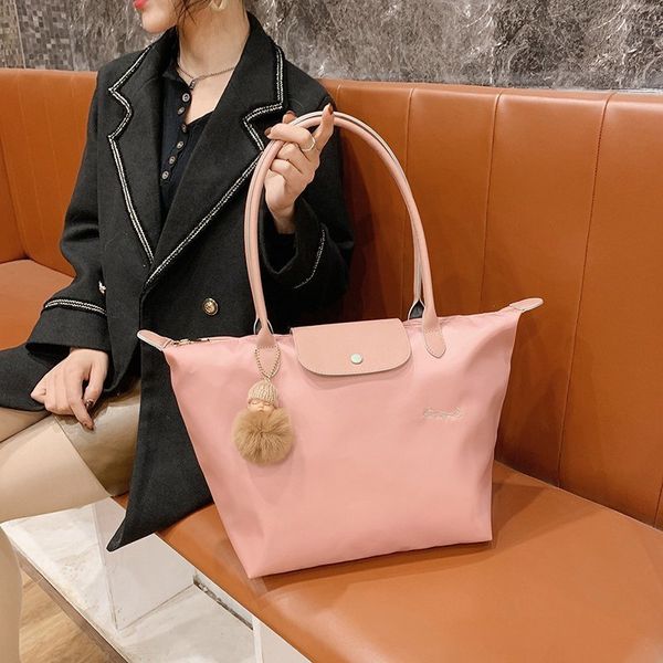 

70% off design hand large capacity single shoulder women's 2020 new work portable mommy single shoulder tote folding versatile nylon ba