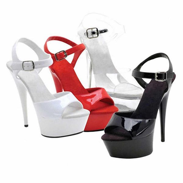 

dress shoes sandals versatile fish mouth 15 show high heels, Black