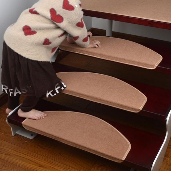

carpets 17pcs/set self-adhesive stair pads 65x24cm anti-slip rugs carpet mat sticky bottom repeatedly-use safety for home
