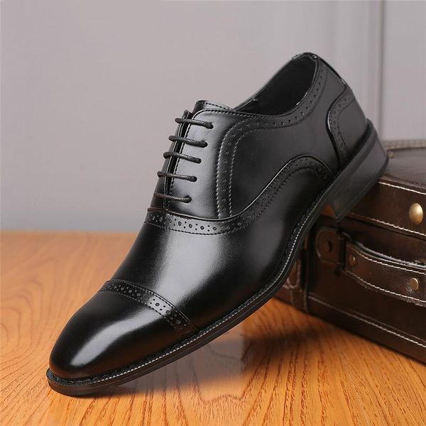 

dress shoes gents business men italian formal for zapatos oxford, Black
