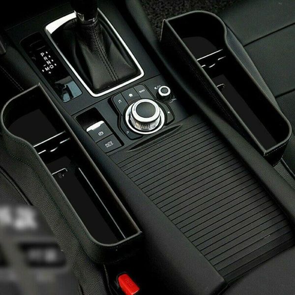 

car organizer 1/2pcs seat crevice storage box gap slit pocket catcher universal card phone holder