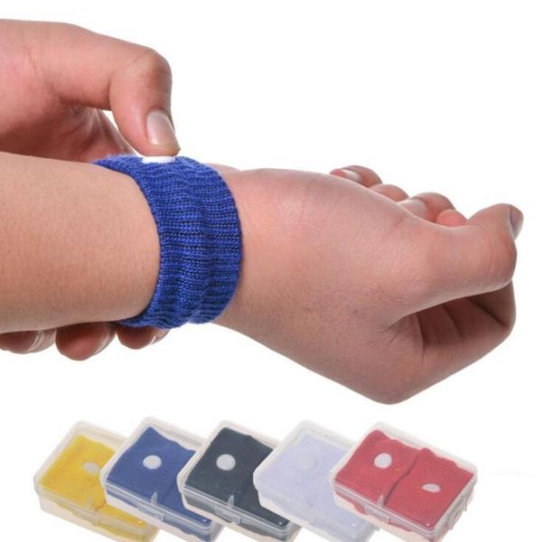 

2pcs wrist band anti nausea wrist support sports safety wristbands anti-motion sickness bracelet wrist ba jllbxw, Black;red