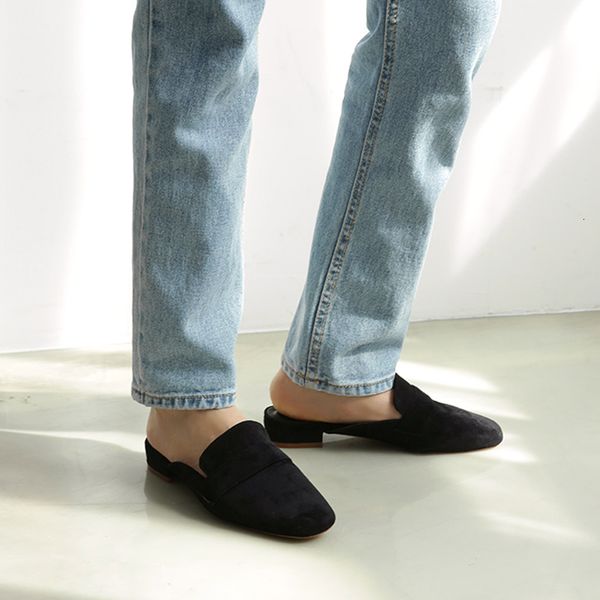 

women's new genuine female lady moccasins woman driving shoes size 45 44 mmfl, Black