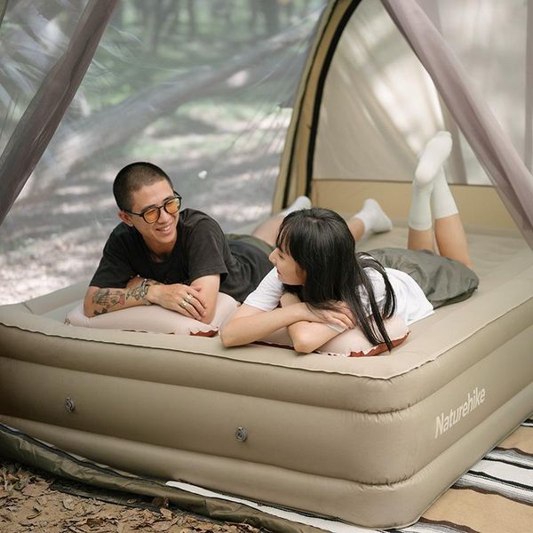 

outdoor pads naturehike camping inflatable mattress 2 person air mat tpu portable sleeping cushion nh21fcd08