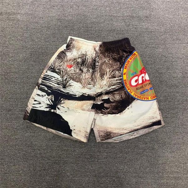 

men's shorts 21ss mesh travis scocactus jack running wild men women summer style breechcloth breathable drawstring, White;black