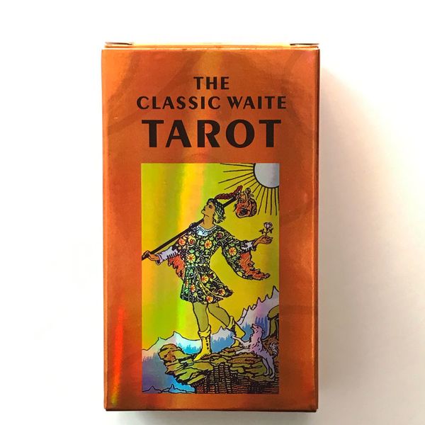 O clássico Waite Tarot Cartões oráculos Versão em inglês para jogos de festa de família jogos individuais