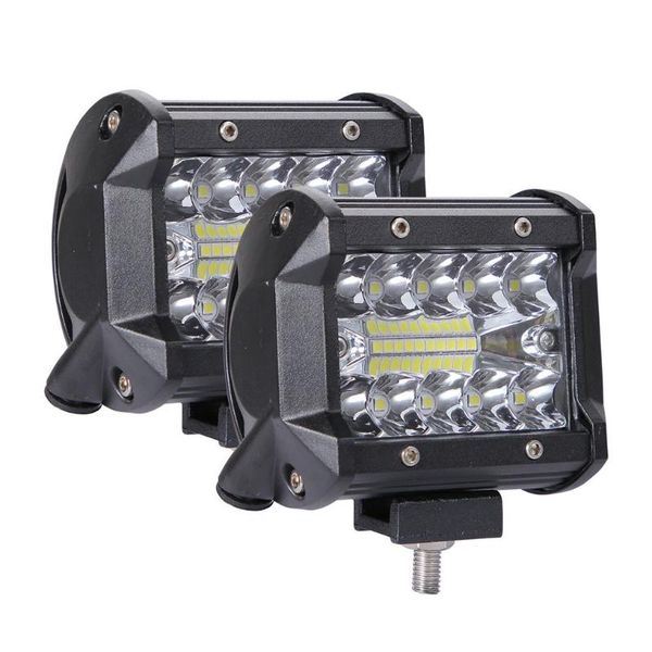 

floodlights 2pcs 12v 24v led combo spot light bar offroad floodlight work lights home courtyard car tractors headlight fog street lamp