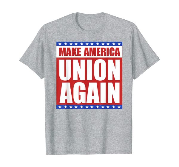 

union workers shirt make america union again support t-shirt, White;black