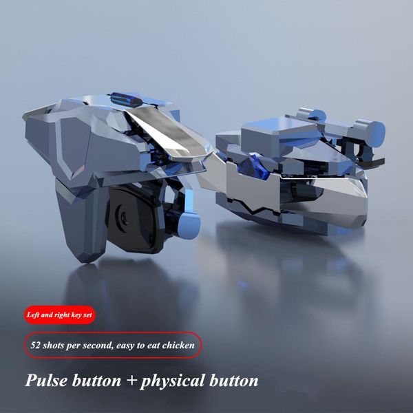 

game controllers & joysticks js66 abs handle for pubg controller mobile phone gamepad joystick trigger aim shooting l1 r1 button andr