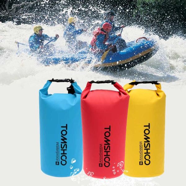 

outdoor bags tomshoo 10l / 20l waterproof dry bag boating canoeing camping sack storage travelling snowboarding