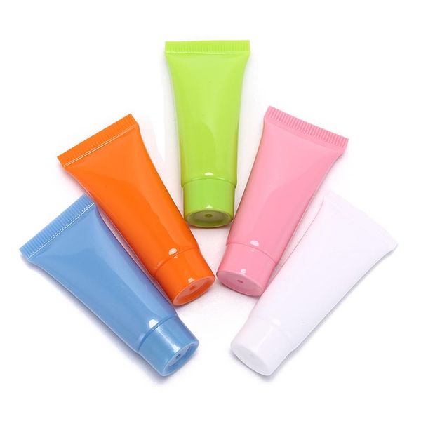 

storage bottles & jars 5pcs cosmetic soft tube 5ml plastic lotion containers empty makeup squeeze refilable emulsion cream packaging