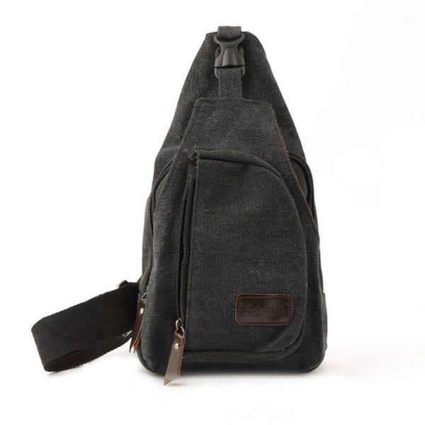 

men small canvas messenger shoulder travel hiking bag backpack1
