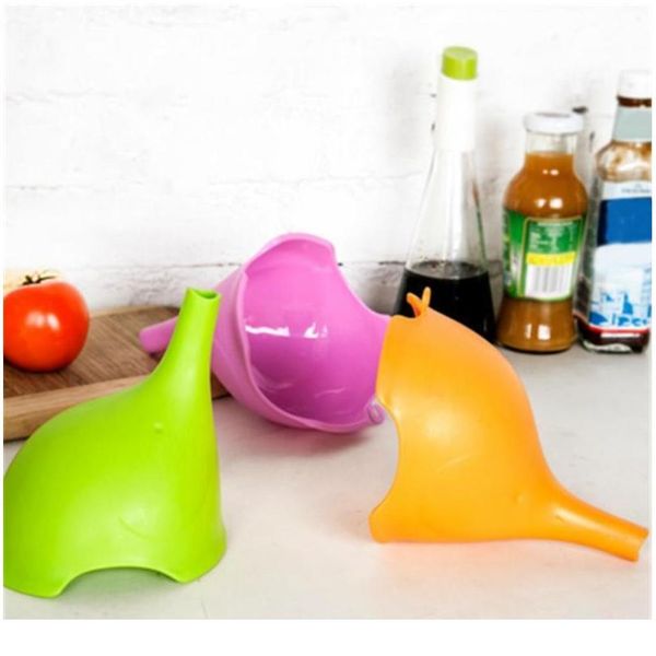 

mini sile elephant funnels hopper kitchen cozinha cooking tools accessories gadgets multi function kitc qylsbb