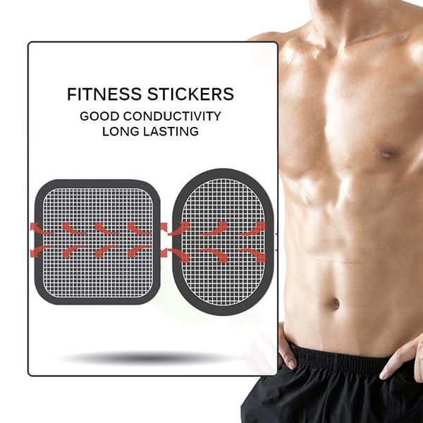 

3pcs/set silicone electrode pad massager slimming electrodes patch body electrodes pads for abdominal belts
