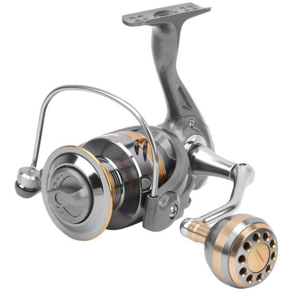 

spinning fishing reel 5.2:1 high speed gear ratio 2bb bearing large capacity metal spool carp fishing reel ar2000-7000 series