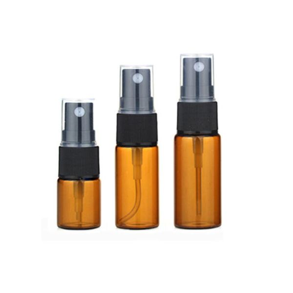 

storage bottles & jars dark brown spray bottle transparent small perfume glass