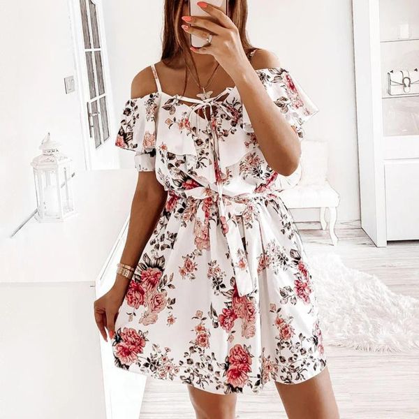 

casual dresses women dress beach summer linen buttons camisole a-line mini loose bohemia sundress vestidos, Black;gray