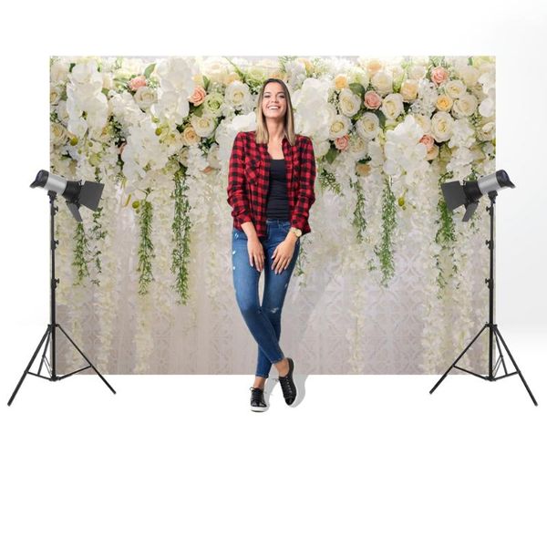 

party decoration pography props backdrop european wedding flower background cloth pographic present for video