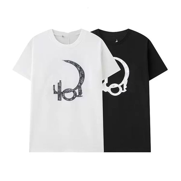 

22ss designers t shirts mens for summer womens t-shirt fashion tide letter print casual men women crew neck pu126, White;black