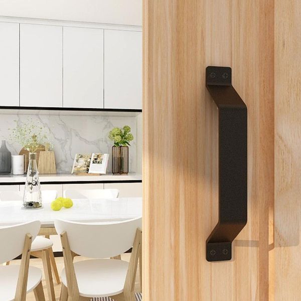 

handles & pulls antique heavy sliding door handle 22cm/ 30cm black easy to install