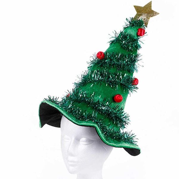 

christmas decorations merry red green hat for kids xmas santa claus deer smowman warm cap year party decoration hats