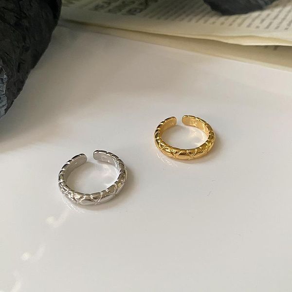 

wedding rings 2021 trendy women's ring 18k silver jewelry gold filled twist opal stone adjustable lover couples birthday gift, Slivery;golden